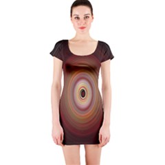 Colour Twirl Short Sleeve Bodycon Dresses