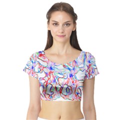 Soul Colour Light Short Sleeve Crop Top