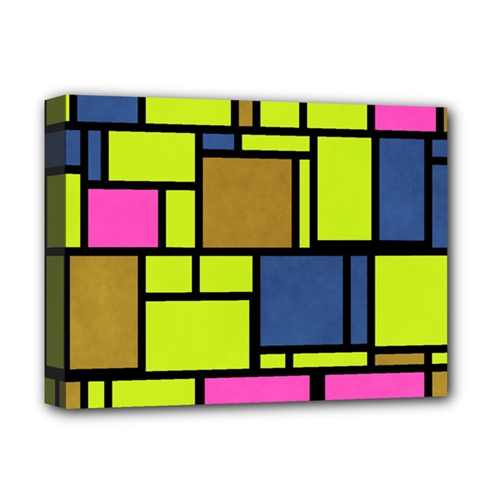 Squares and rectangles Deluxe Canvas 16  x 12  (Stretched) 