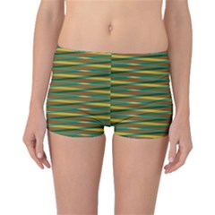 Diagonal Stripes Pattern Boyleg Bikini Bottoms