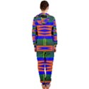 Distorted shapes pattern Hooded OnePiece Jumpsuit View2