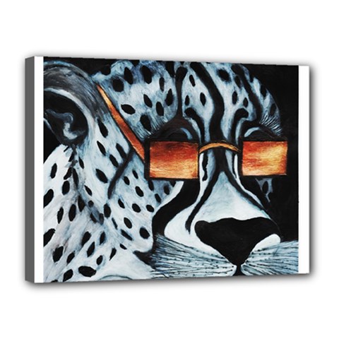 Cool Cat Canvas 16  X 12 