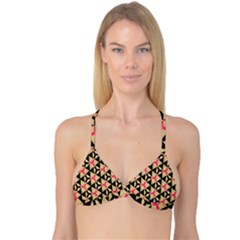 Shapes In Triangles Pattern Reversible Tri Bikini Top