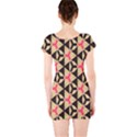 Shapes in triangles pattern Short sleeve Bodycon dress View2