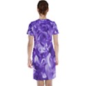 Lavender Smoke Swirls Short Sleeve Nightdress View2