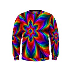 Rainbow Flower Kid s Sweatshirt