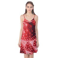 Red Fractal Lace Camis Nightgown 