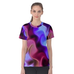 Rippling Satin Women s Cotton Tee