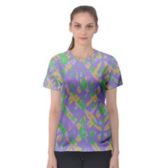 Mixed Shapes Women s Sport Mesh Tee