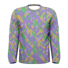 Mixed Shapes Men Long Sleeve T-shirt