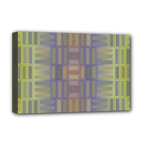 Gradient Rectangles Deluxe Canvas 18  X 12  (stretched)