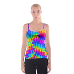 Amazing Acid Rainbow Spaghetti Strap Tops by KirstenStar