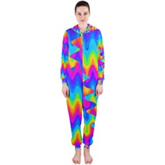 Amazing Acid Rainbow Hooded Jumpsuit (ladies) 