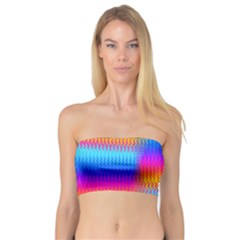 Psychedelic Rainbow Heat Waves Women s Bandeau Tops by KirstenStar