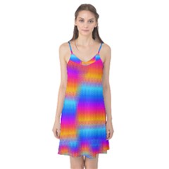 Psychedelic Rainbow Heat Waves Camis Nightgown