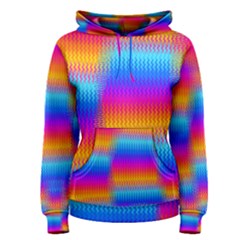 Psychedelic Rainbow Heat Waves Women s Pullover Hoodies