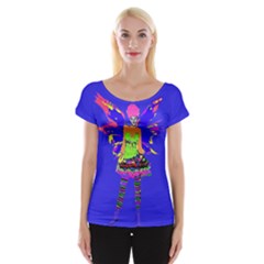 Fairy Punk Women s Cap Sleeve Top