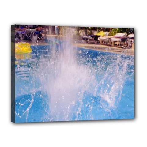 Splash 3 Canvas 16  X 12  by icarusismartdesigns