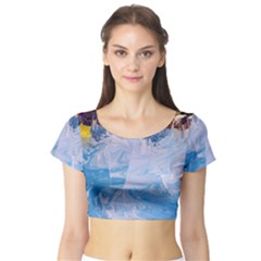 Short Sleeve Crop Top (tight Fit)