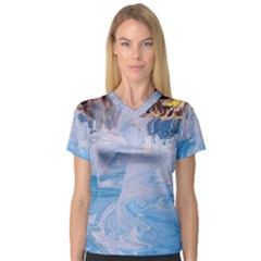 Splash 4 Women s V-neck Sport Mesh Tee