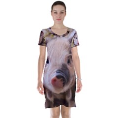 Sweet Piglet Short Sleeve Nightdresses