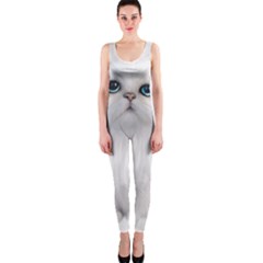 White Persian Cat Clipart Onepiece Catsuits