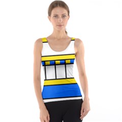 Stripes And Squares Tank Top