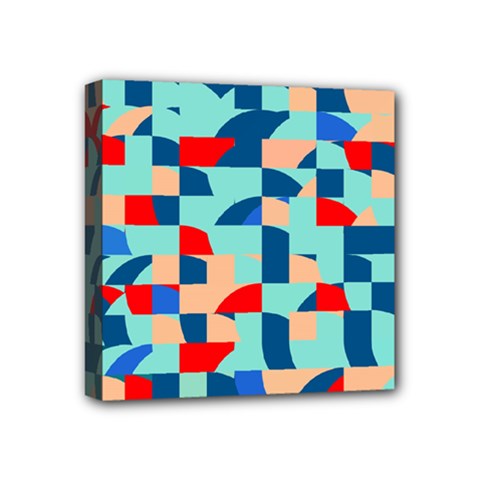 Miscellaneous Shapes Mini Canvas 4  X 4  (stretched) by LalyLauraFLM