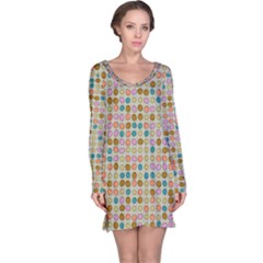 Retro Dots Pattern Nightdress