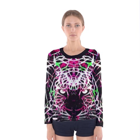 Officially Sexy Panther Collection Pink Long Sleeve T-shirt by OfficiallySexy