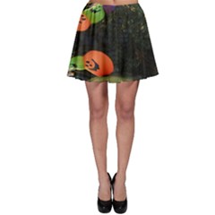 Floating Pumpkins Skater Skirts