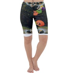 Floating Pumpkins Cropped Leggings