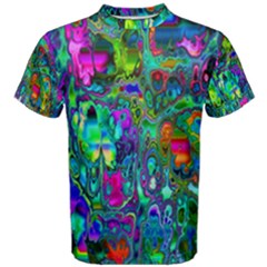 Inked Spot Fractal Art Men s Cotton Tee