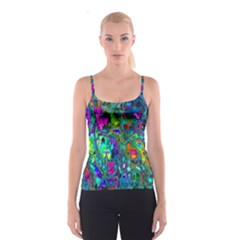 Inked Spot Fractal Art Spaghetti Strap Top by TheWowFactor