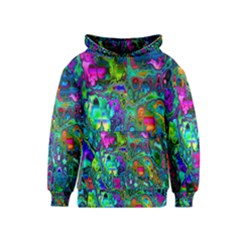 Inked Spot Fractal Art Kid s Pullover Hoodie by TheWowFactor