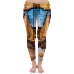 Graffiti Sunglass Art Winter Leggings by TheWowFactor