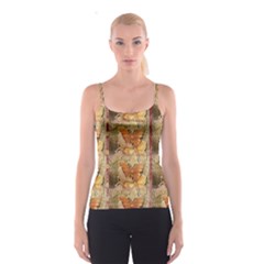 Butterflies Spaghetti Strap Tops