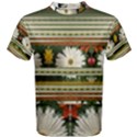 Pattern Flower Men s Cotton Tees View1