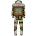 Pattern Flower Hooded Jumpsuit (Men)  View1