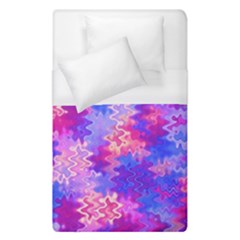 Pink And Purple Marble Waves Duvet Cover Single Side (single Size)