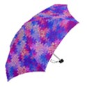 Pink and Purple Marble Waves Mini Folding Umbrellas View2