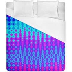 Melting Blues And Pinks Duvet Cover Single Side (double Size)