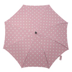 Pink Polka Dots Hook Handle Umbrellas (medium)