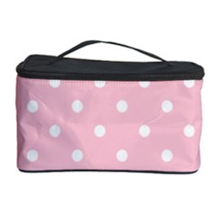 Pink Polka Dots Cosmetic Storage Cases