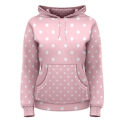 Pink Polka Dots Women s Pullover Hoodies by LokisStuffnMore