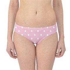 Pink Polka Dots Hipster Bikini Bottoms by LokisStuffnMore