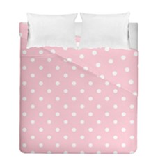 Pink Polka Dots Duvet Cover (twin Size) by LokisStuffnMore