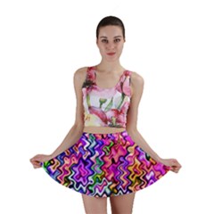 Swirly Twirly Colors Mini Skirts