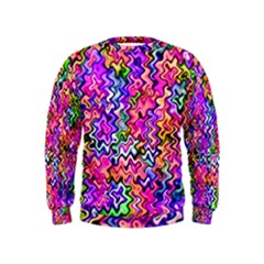 Swirly Twirly Colors Boys  Sweatshirts