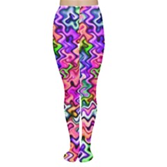 Swirly Twirly Colors Women s Tights